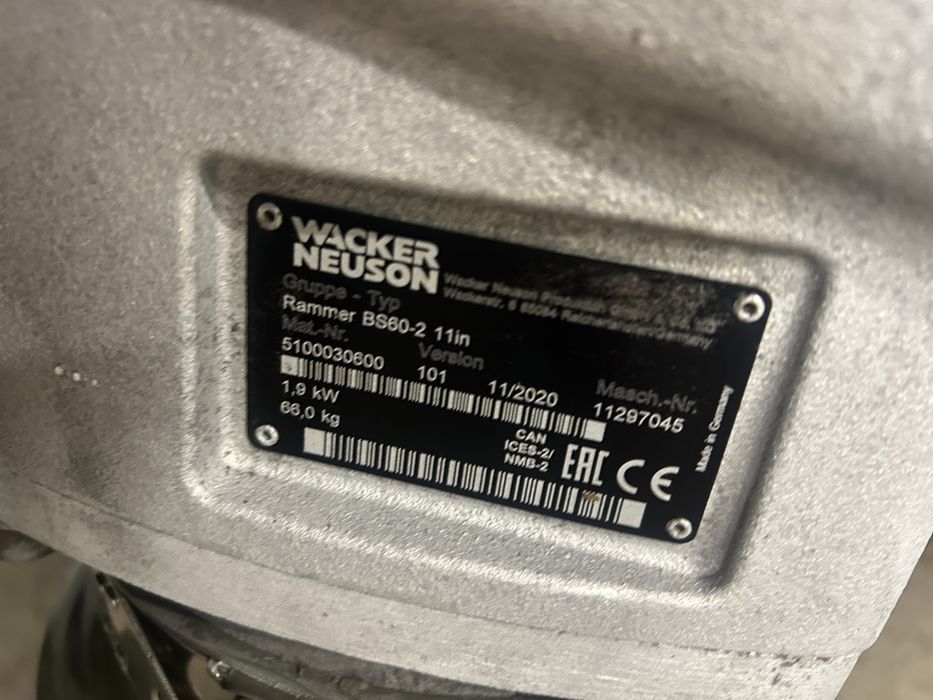 Skoczek/ stopa wibracyjna Wacker Neuson BS 60-2 (57) rok 2020