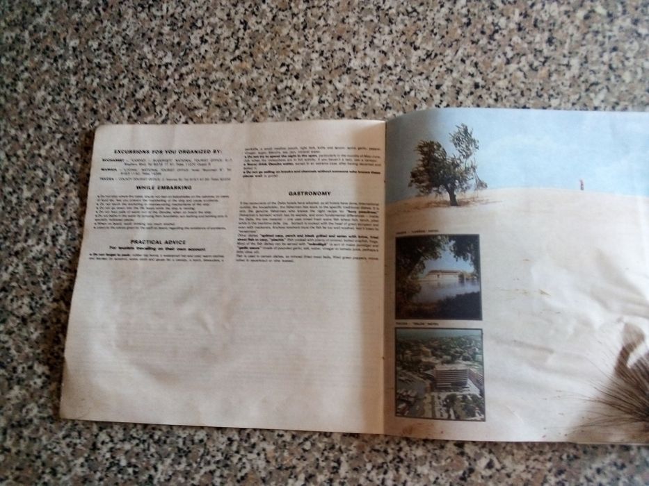Mapa Antigo Danube Delta e Livro The Danube Delta