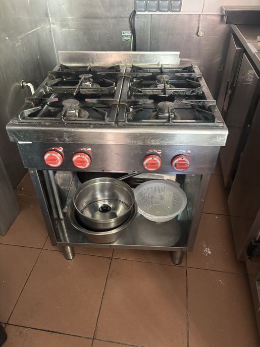 Fogão Industrial a Gás em Inox