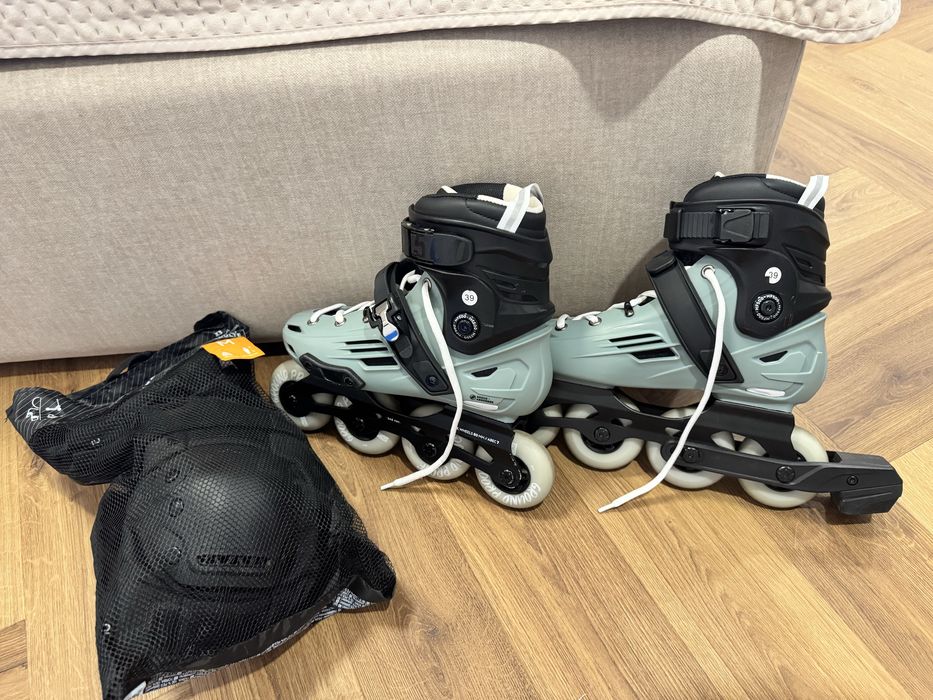 Rolki 39 rozmiar z ochraniaczami