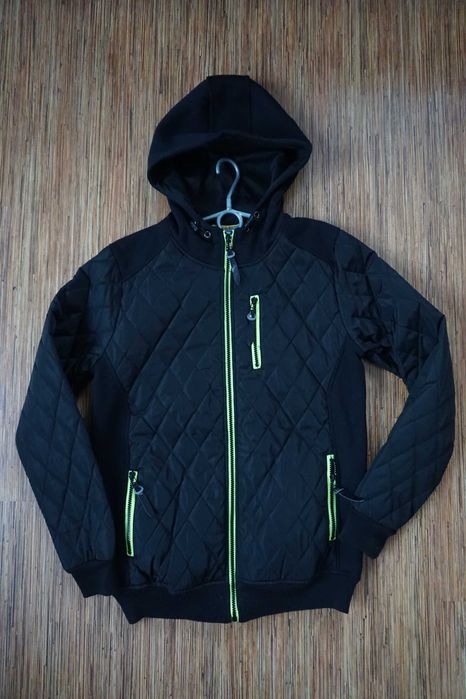 j. NOWA Kurtka Czarna Pikowana Wiosenna Jesienna 164/170/175 Chłopięca