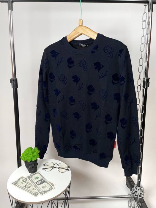 РАСПРОДАЖА! Karl Lagerfeld мужской свитшот кофта реглан батник