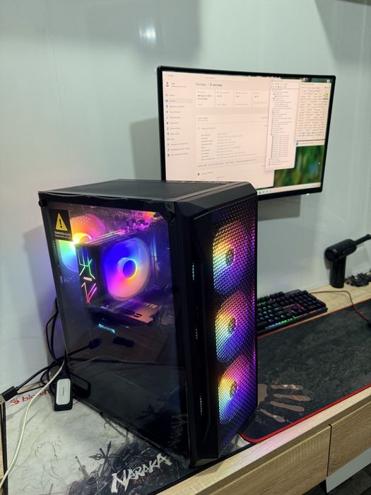 Компьютер Gaming AMD Ryzen 5600+32ddr+ssd 1.5tb m2+Asus RTX3060 12гб