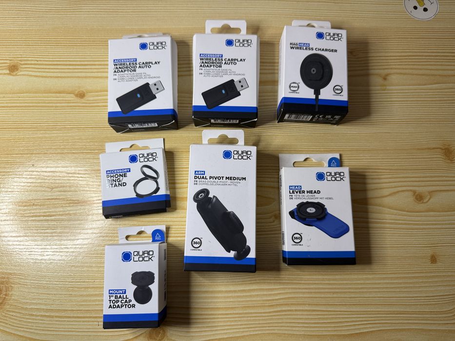Suportes para telemóvel e peças Quad Lock