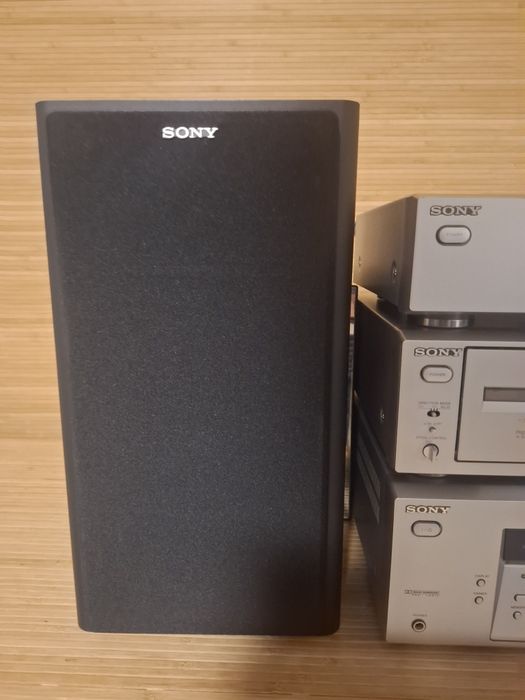 Wieża HIFI Stereo Sony z kolumnami  Super stan