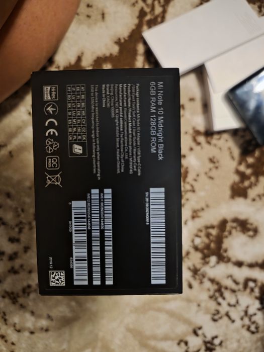 Смартфон Xiaomi Mi Note 10 6/128GB Midnight Black