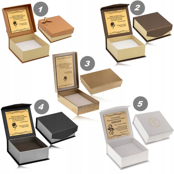 Piękny Damski Łańcuszek Z Medalikiem Maryja + Grawer Prezent Na Dzień