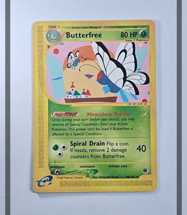 Butterfree 38/165 EX Pokemon ENG-LP
