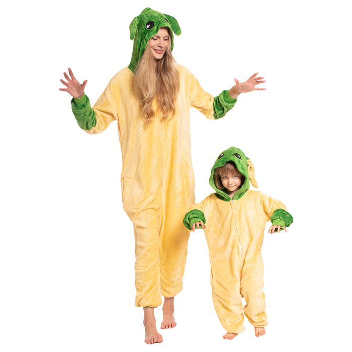 Piżama Damska Kigurumi Onesie Star Wars Yoda Żółty 155-165 cm M