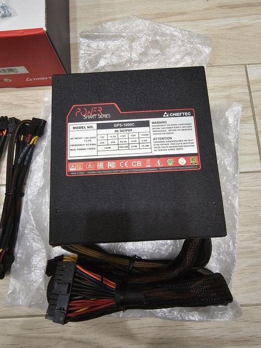 Блок живлення 1000w, CHIEFTEC GPS-1000C, 80 plus gold