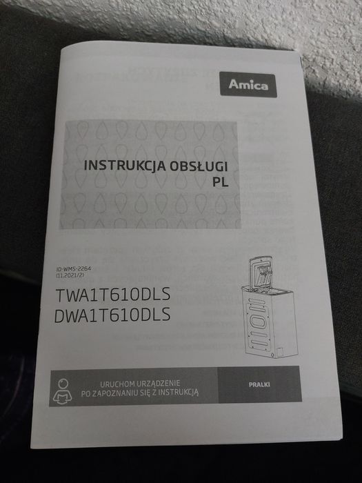 Pralka Amica TWA1T610FLS Gwarancja
