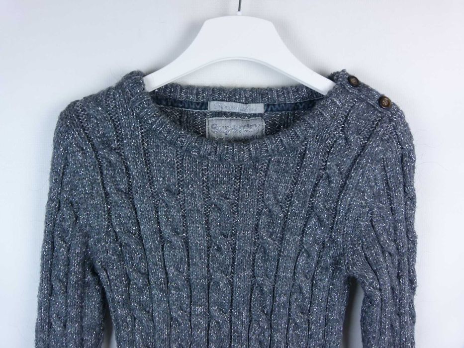 Superdry metalizowany sweter / S