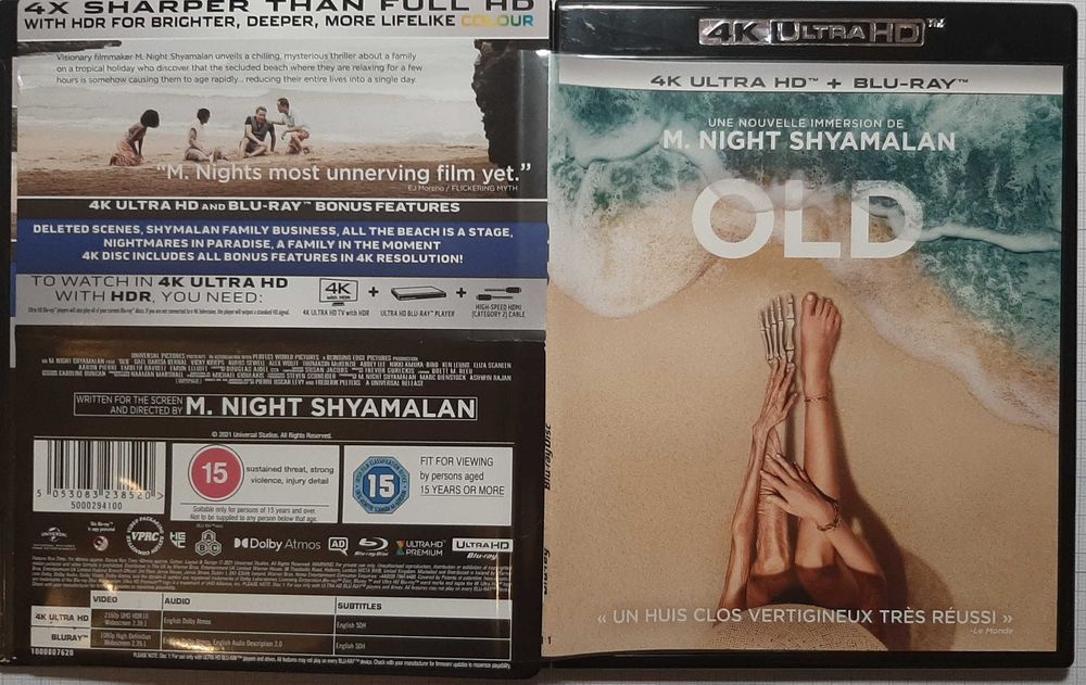 Starość The OLD 4k+ Blu-ray wer.ENG