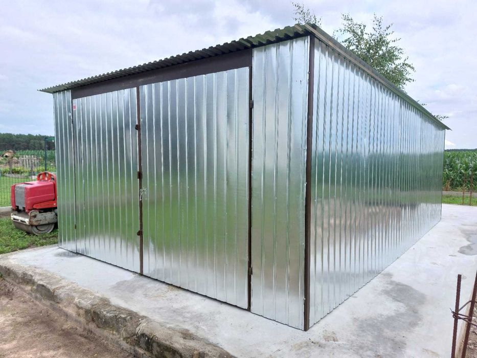 Garaż blaszany Blaszak 3x5 3x6 4x5 4x6 PROMOCJA garaże WZMOCNIONE producent