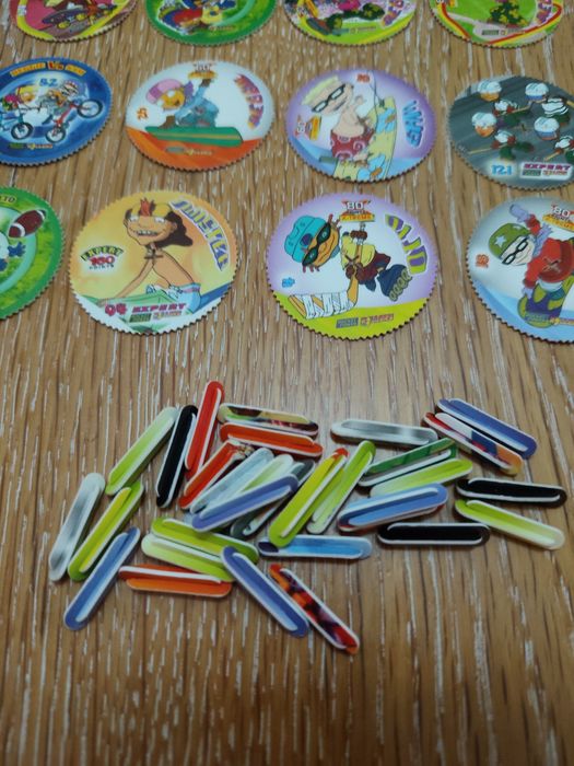 Conjunto de tazos Rollers