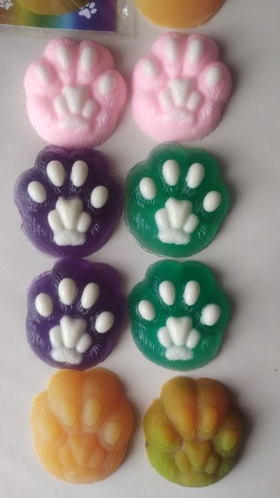 Мильні  желейні лапки.