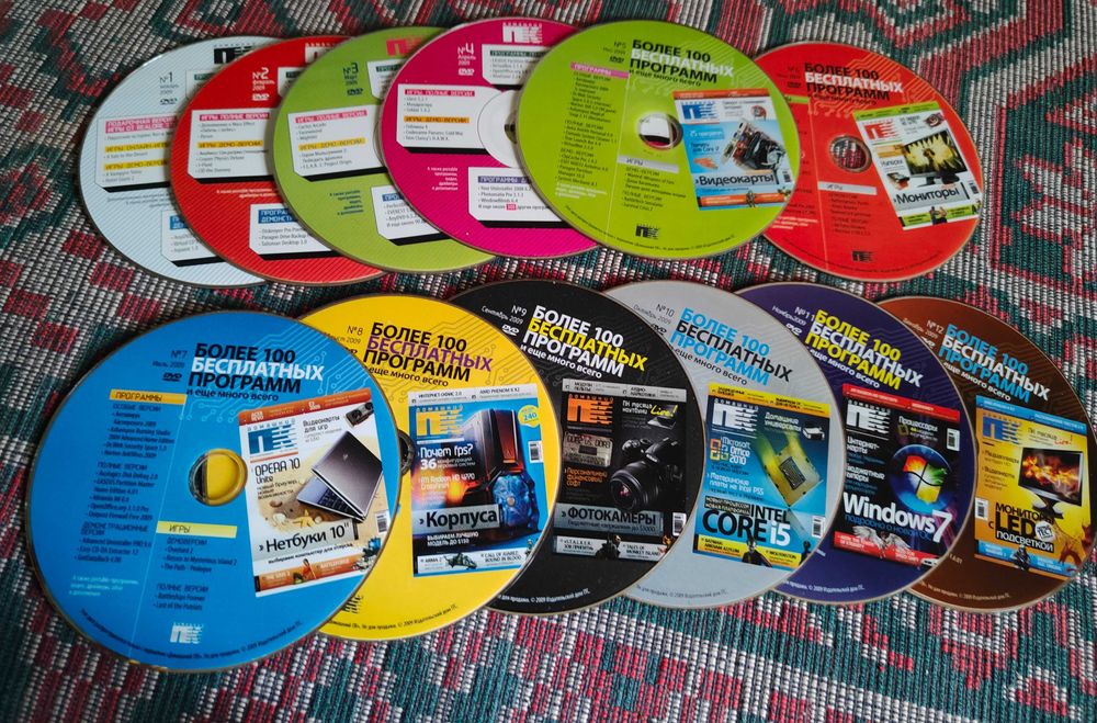 DVD диски от журнала ПК и Gameplay