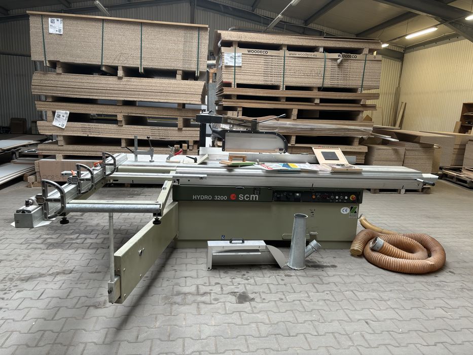 Piła formatowa scm hydro 3200 z podcinakiem KOMPLETNA solidna maszyna