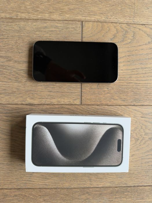 iPhone 15 Pro 256GB Natural Titanium | Bez rys | Oryginalne części | Pudełko