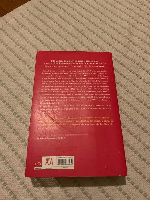 Livros Nicholas Sparks - 3 unidades