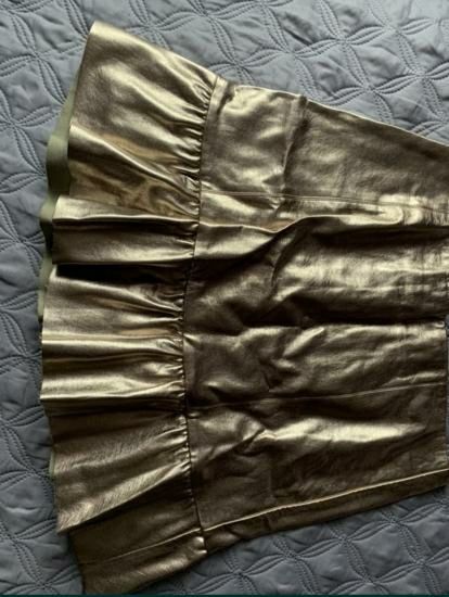 Spódniczka damska Eco skóra złota