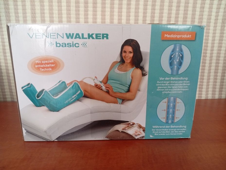 Masażer limfatyczny na zmęczone obolałe nogi venen walker basic