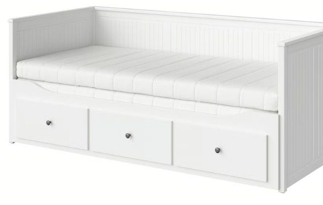 Łóżko Ikea Hemnes stan bardzo dobry podwójne białe