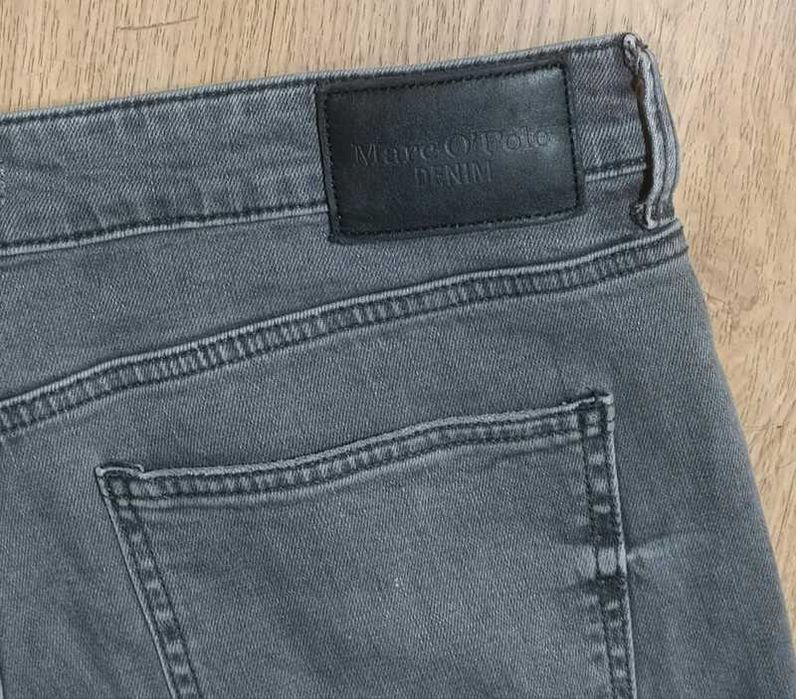 Marc O'Polo linia tapered leg w32l34 szare jeansy męskie slim