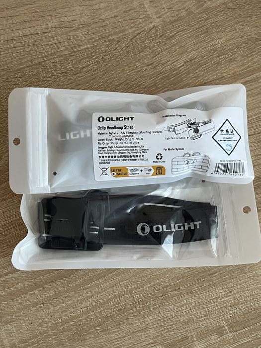 Кріплення на голову olight oclip headlamp strap