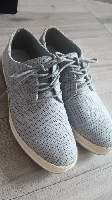 Półbuty espadryle Marco tozzi 37 błękitne ccc