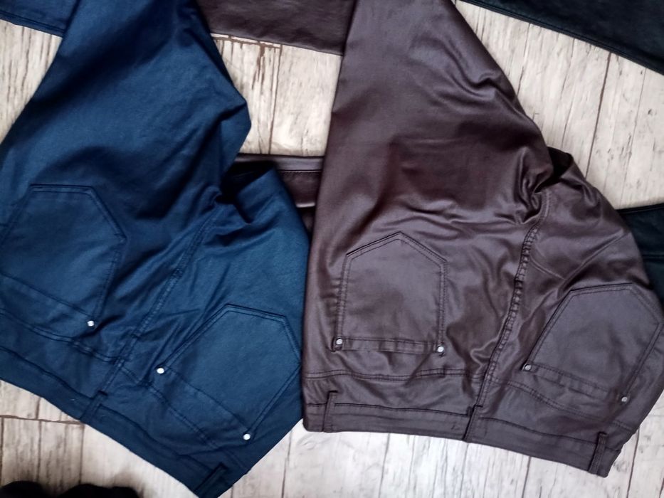 Spodnie damskie woskowane 48