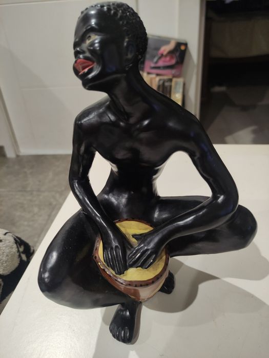 Boneco Negro em Cerâmica Anos 50