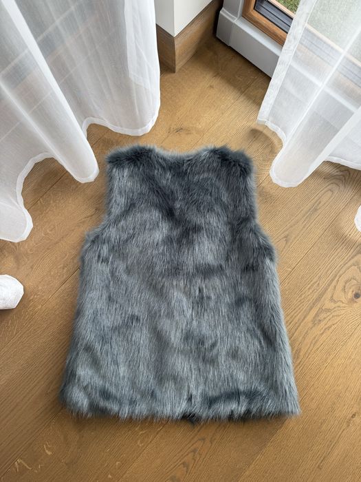 Kamizelka futerko M 38 futerkowa puszysta bezrękawnik uniwersalny