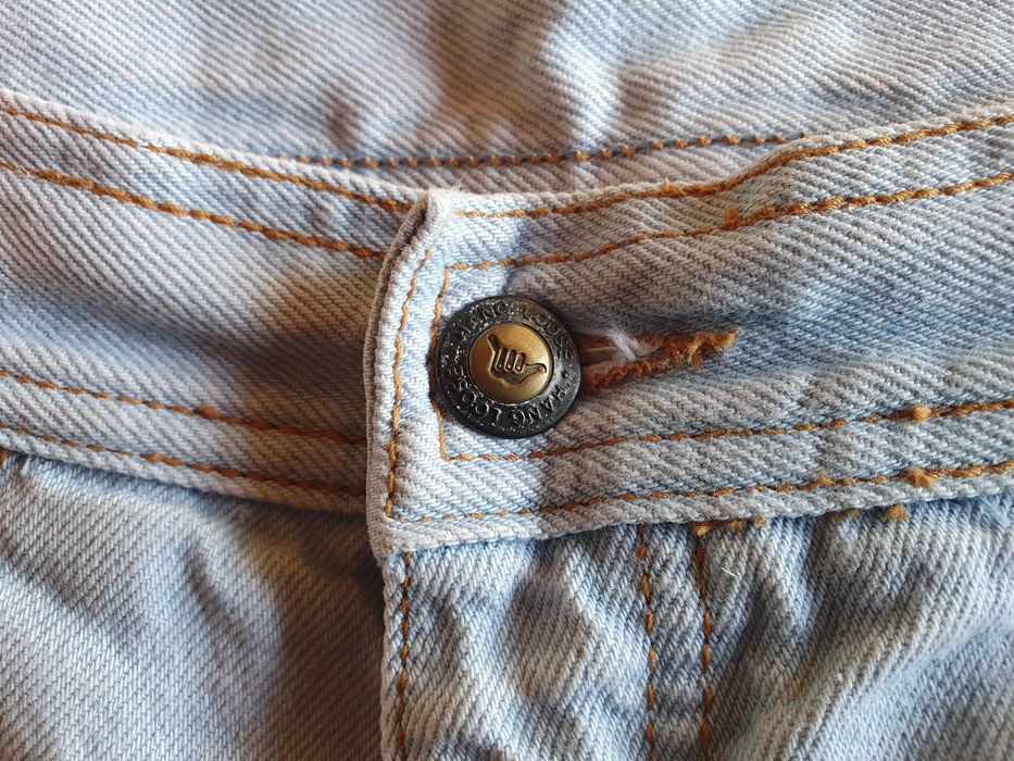 Calções de ganga marca Hang Loose, Nº 40, modelo RARO - made in Brazil