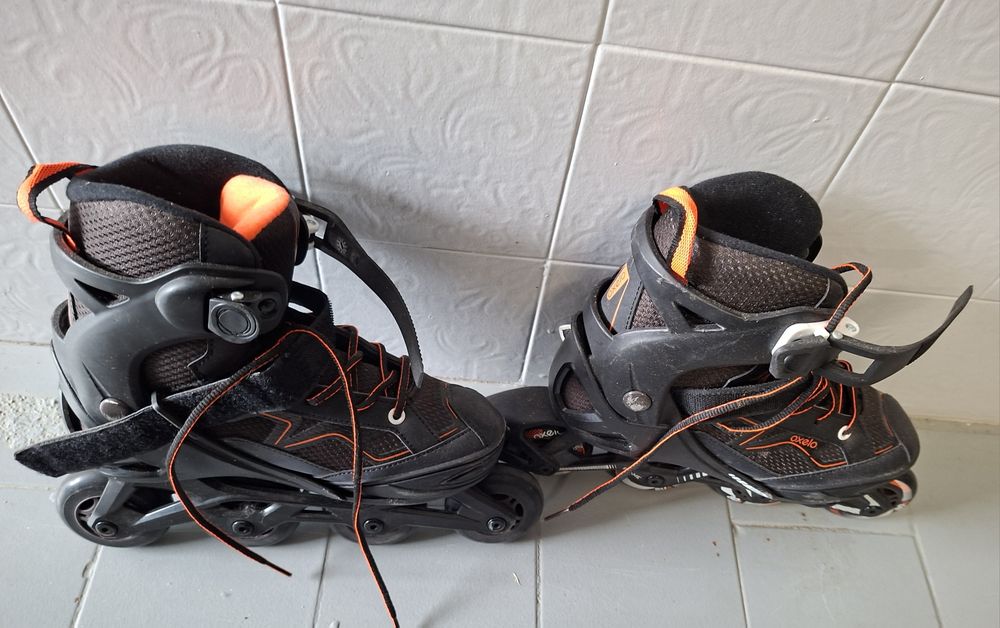 Patins em linha extensível