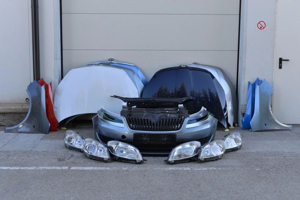 maska zderzak błotnik lampa grill pas belka skoda fabia 2 roomster lift