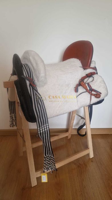SELA MONTURA ESPANHOLA HH ERAL MISTA (EQUIPAMENTO COMPLETO) - Nova