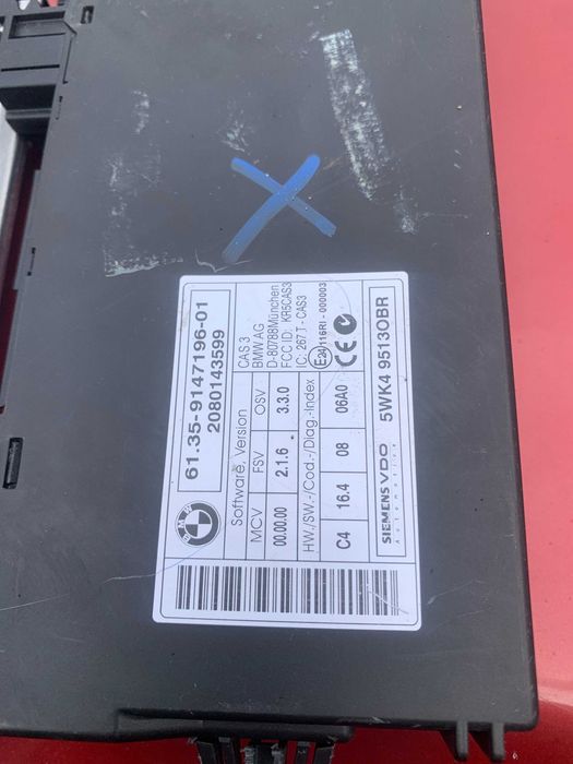 Bmw 118 e87 318 e90 e91 2.0 m47n2 122ps komputer 7.799.854 cas kluczyk
