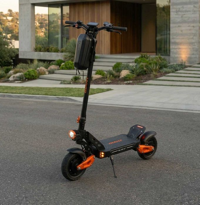 ТОП! ECOBIKE Zen U12 GIANT Blade GT Pro Sport — швидкий та потужний електросамокат 1600 Вт 18/26 Ah Червоний