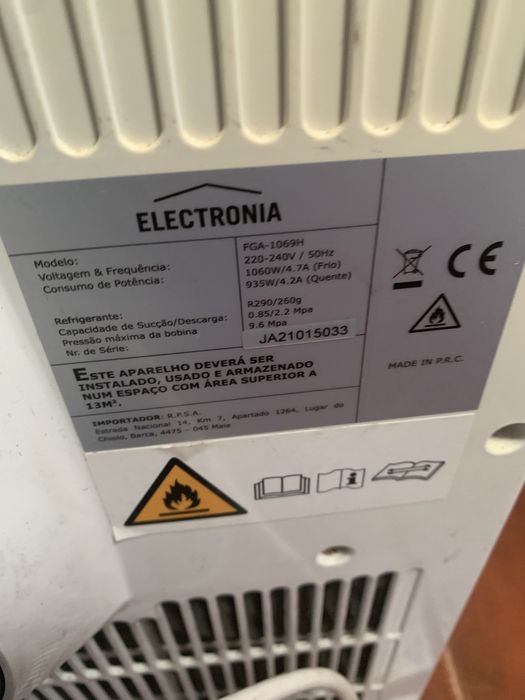 Ar condicionado quente e frio