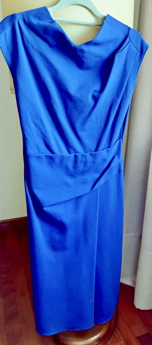 Vestido azulão Adolfo Dominguez