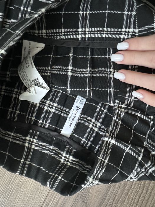 спідниця міні Stradivarius в клітинку.  юбка мини в клетку