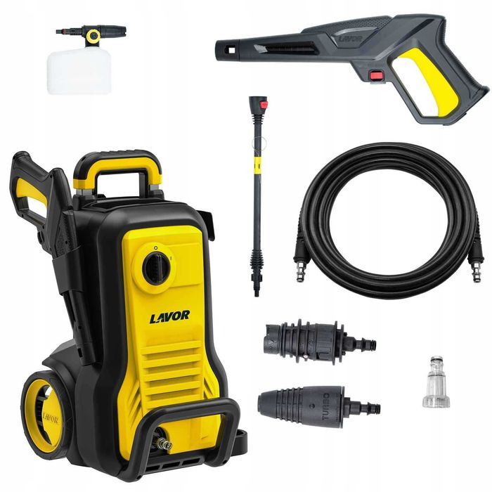 Мийка високого тиску Lavor Arrow 180 Бар 2.5 кВт  + Пінна насадка Грязьова фреза керхер