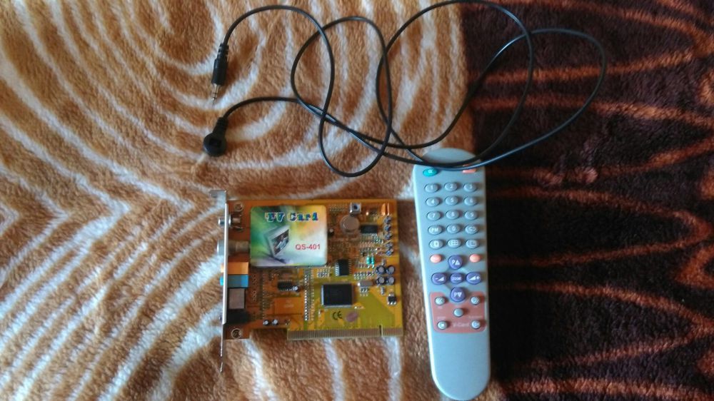 Karta tv do komputera wraz z pilotem