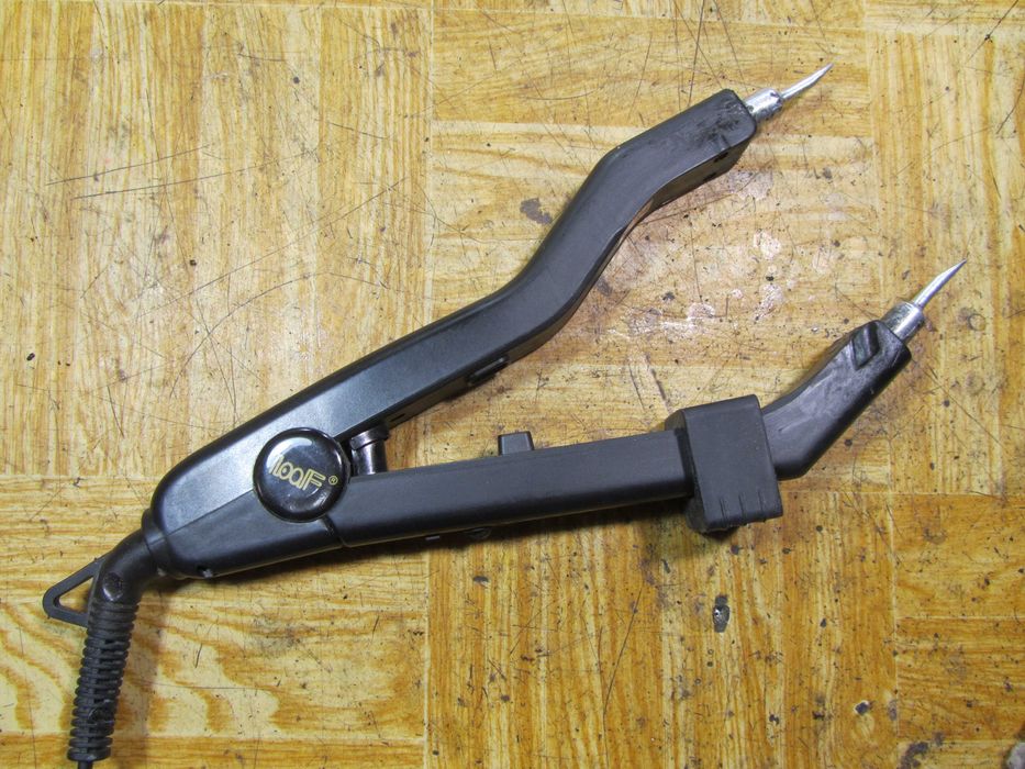 Щипцы для наращивания волос Loof BLACK