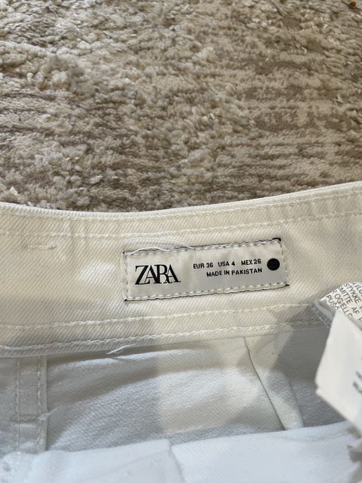 Білі джинси  Zara wide leg