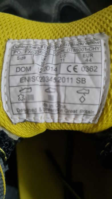 Sapatos de protecção Dunlop