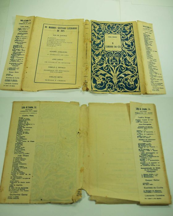 Guerra Junqueiro - O Caminho do Céu - 1.ª Edição , 1925. Com sobrecapa