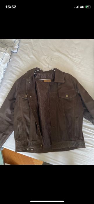 Casaco de pele castanho vestecouro