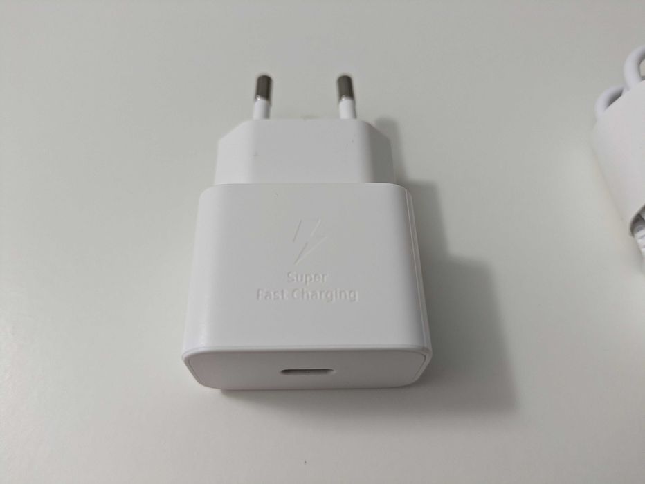 Ładowarka SAMSUNG USB-C 25W + Kabel Super Szybkie Ładowanie Oryginalna Nowa Gwarancja